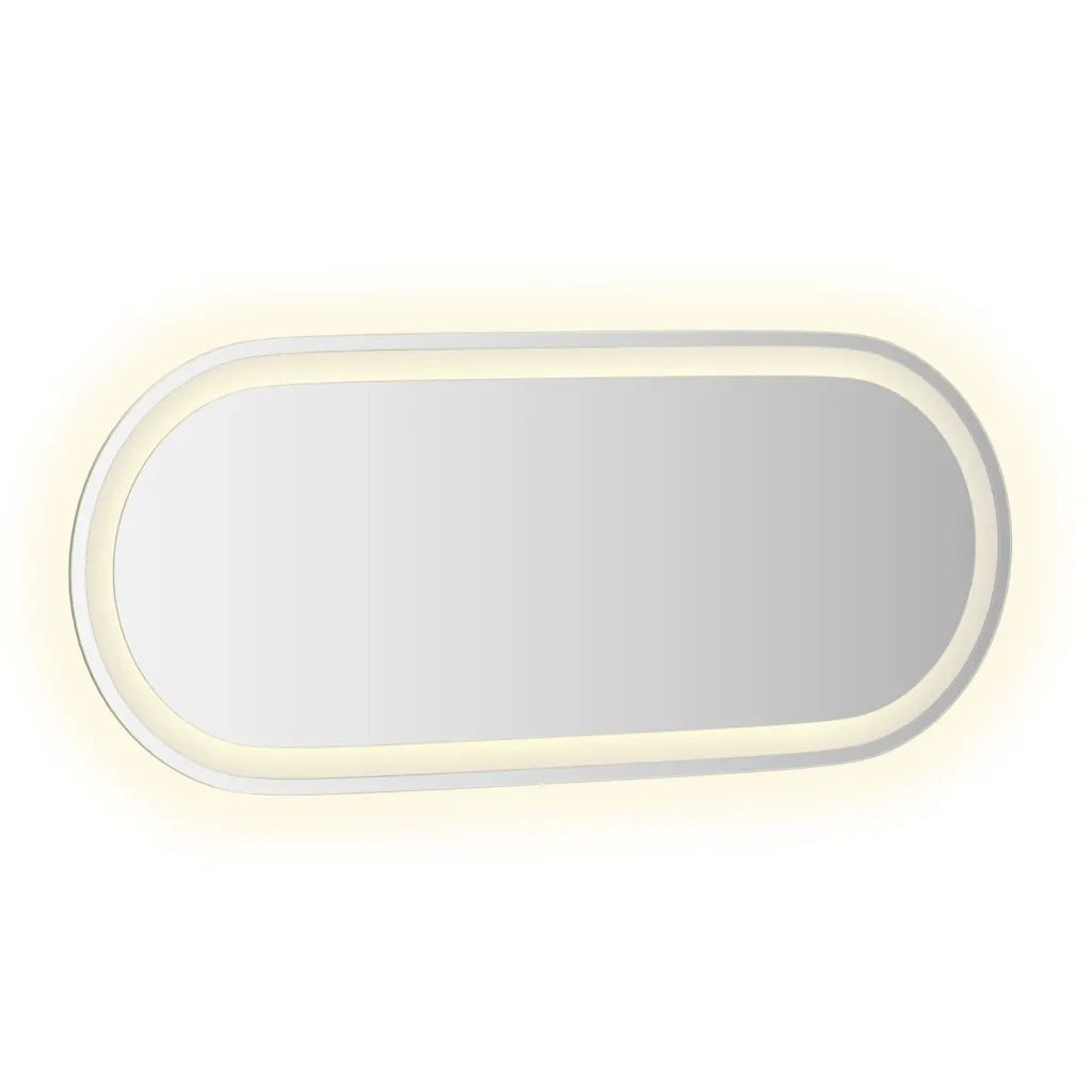 Specchio da Bagno LED 90x40 cm Ovale 353286