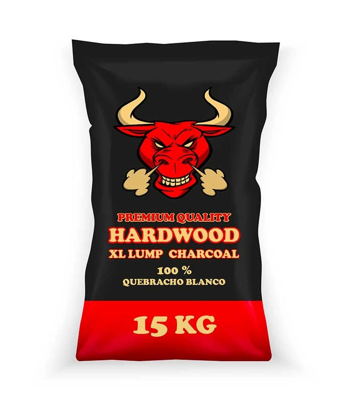 Carbonella TORO per Barbecue, Quebracho Blanco del Paraguay,  Esalta sapori e Profumi, Pezzatura Grande - 15 kg - TORO