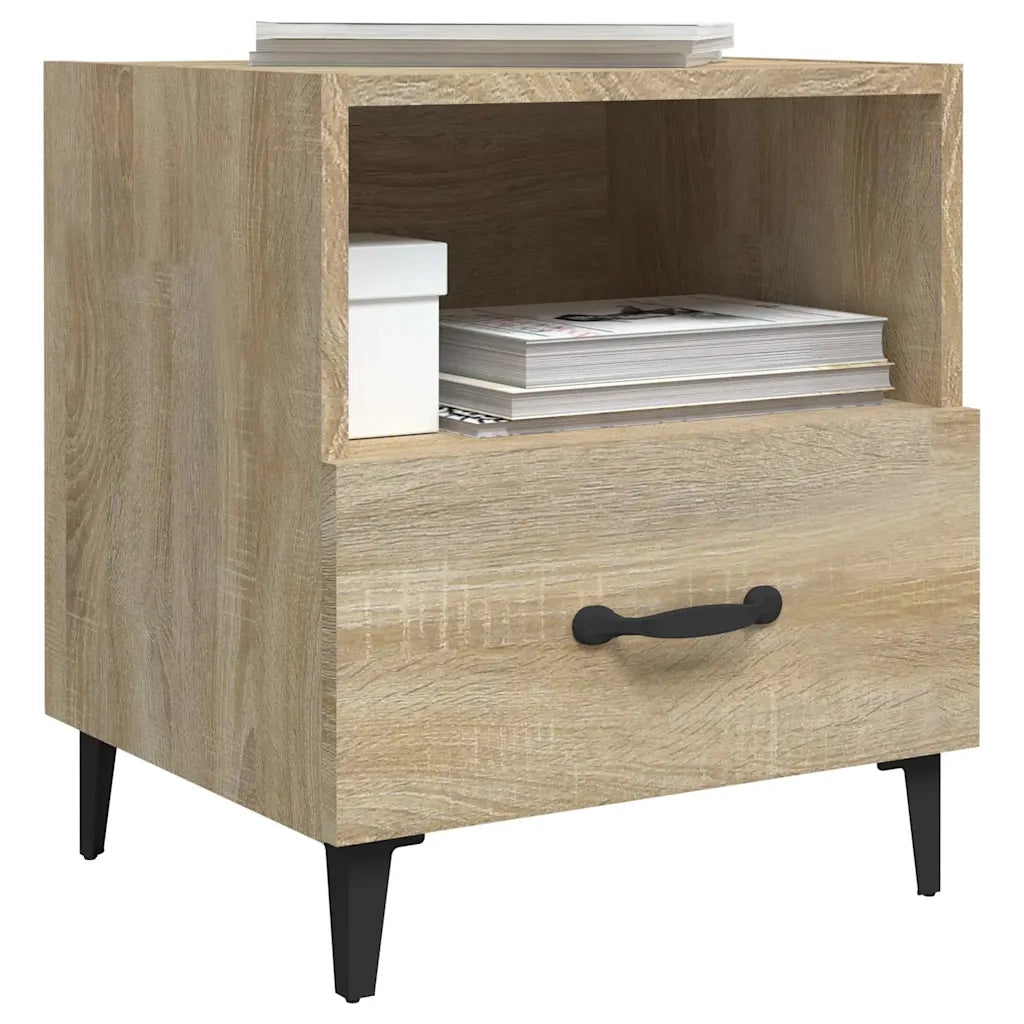 Comodino Rovere Sonoma in Legno Multistrato 812030