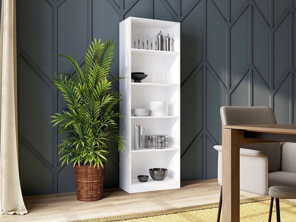 Scaffale ONYX R60 bianco libreria moderna