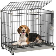 Cage per Cani ¨C Minimal ¨C Nero 75.5x46x64.5cm