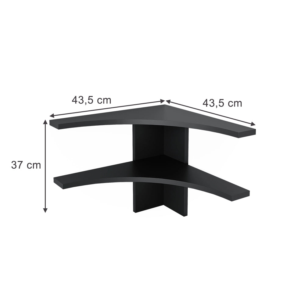 Vicco Libreria angolare da terra Antracite 43.5 x 37 cm