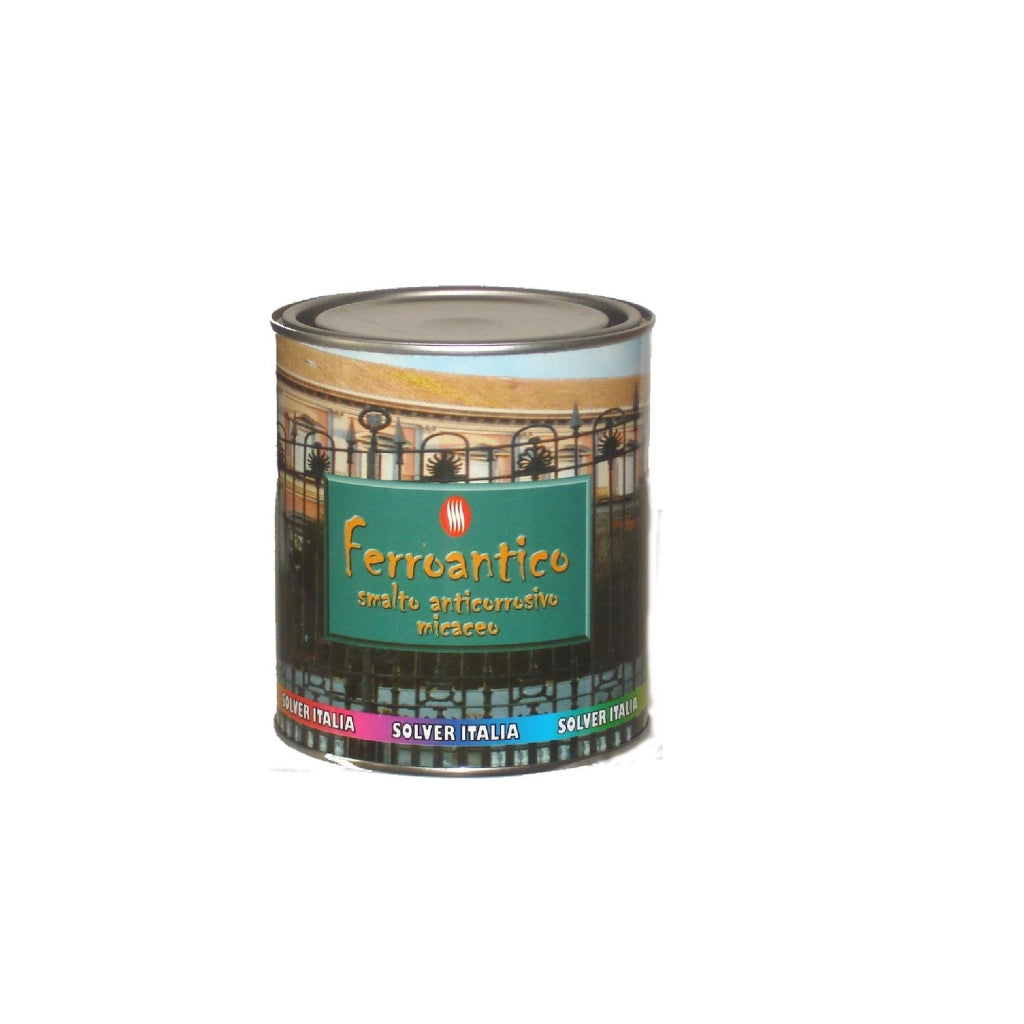 Smalto anticorrosivo ferromicaceo Ferroantico 0,75 lt grana grossa ruggine ferro VERDE FOGLIA