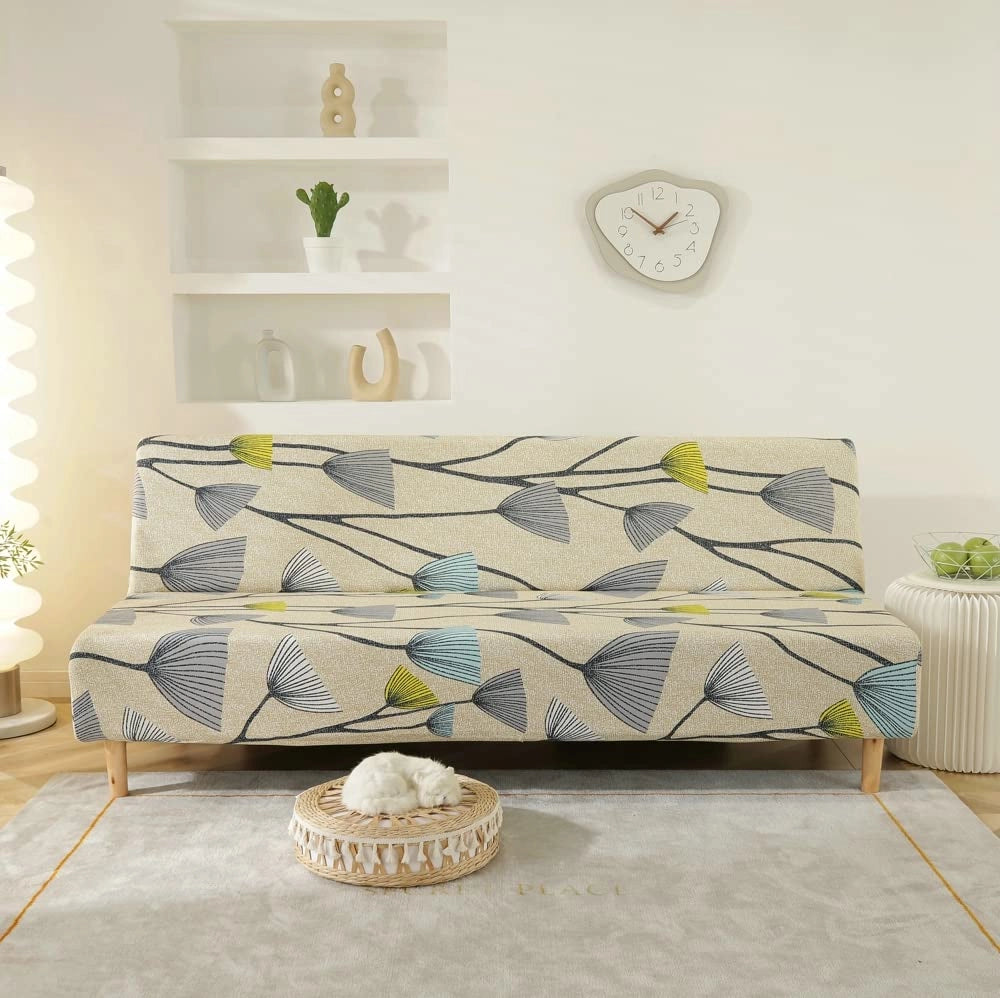 Copertura elastica per divano senza braccioli, adatta a divani da 190-210 cm, marca Löwenzahn