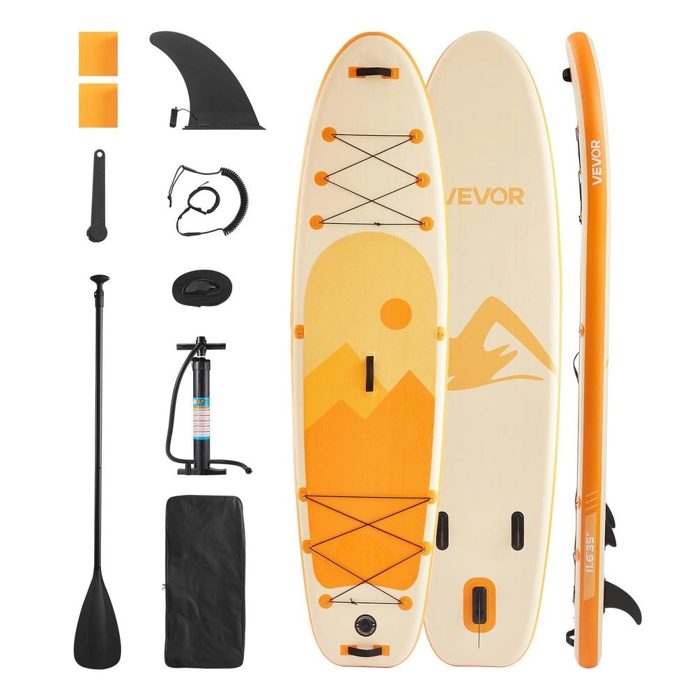 Tavola da Paddle SUP Gonfiabile SUP-350 353,6 x 89 x 15,2 cm con Accessori Completi Pagaia Pompa e Zaino Ponte Antiscivolo