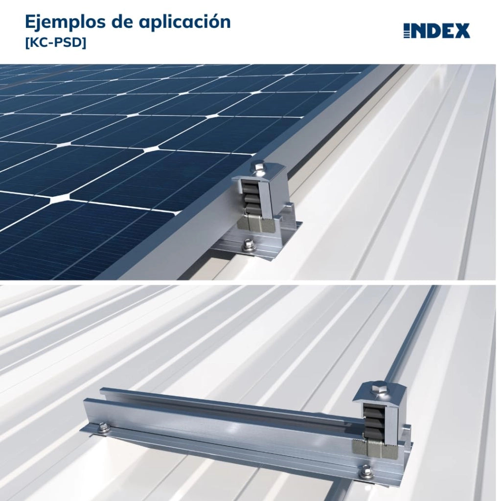 Supporto per pannello solare, per 1 pannello, telaio da 35 mm, per tetti inclinati, in acciaio