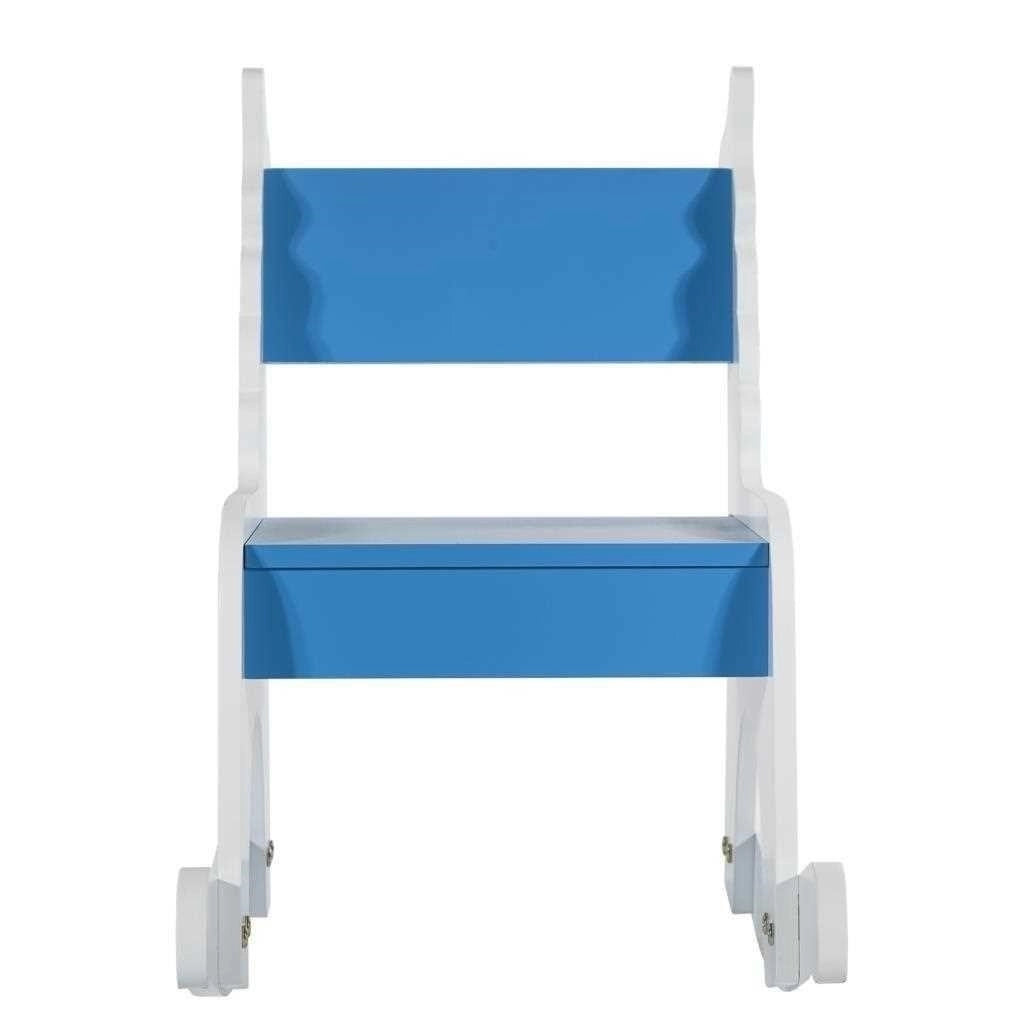 Sedia a dondolo bimbi in legno laccato 33 x 55 x 52h cm