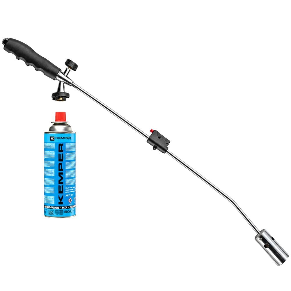 Kemper 1047gbpb cannello bruciaerbe cartuccia inclusa prolunga 80cm bruciatore acciaio inox bbq insetti ghiaccio neve
