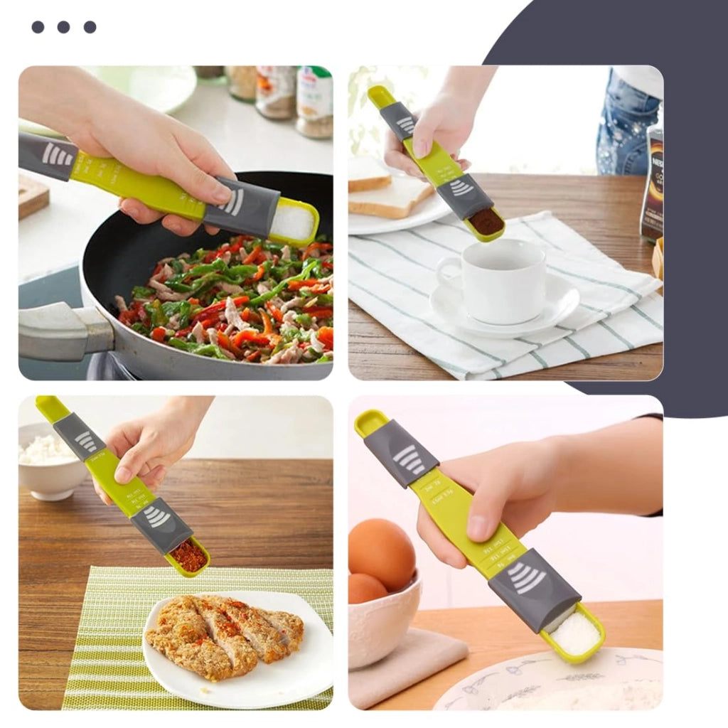 Set di misurini, 6 pezzi, in plastica, da 15 ml a 1 ml, utensili da cucina