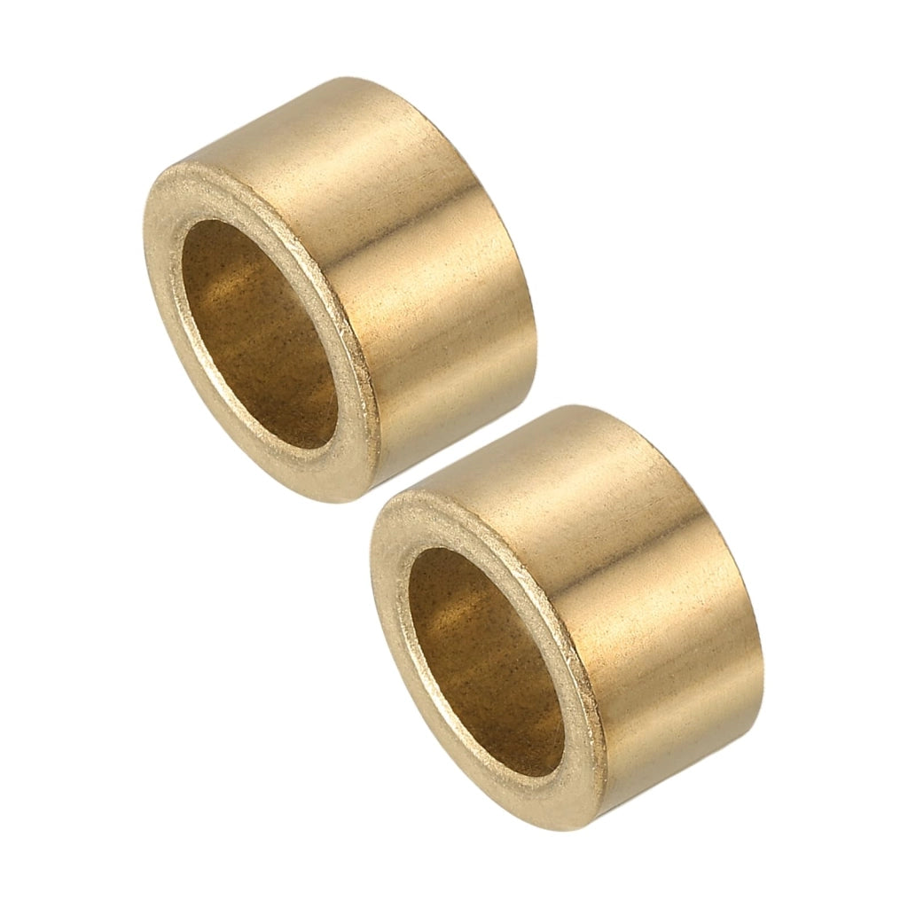 Boccole di guida scorrevole, 8x14x10 mm, autolubrificanti, in ottone, confezione da 2 pezzi