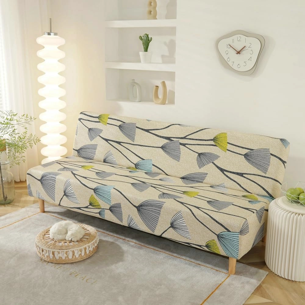 Copertura elastica per divano senza braccioli, adatta a divani da 190-210 cm, marca Löwenzahn