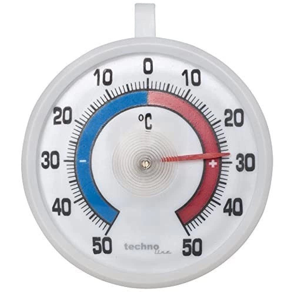 Termometro universale, 7,1 x 4 x 8 cm, bianco, da -50 °C a 50 °C