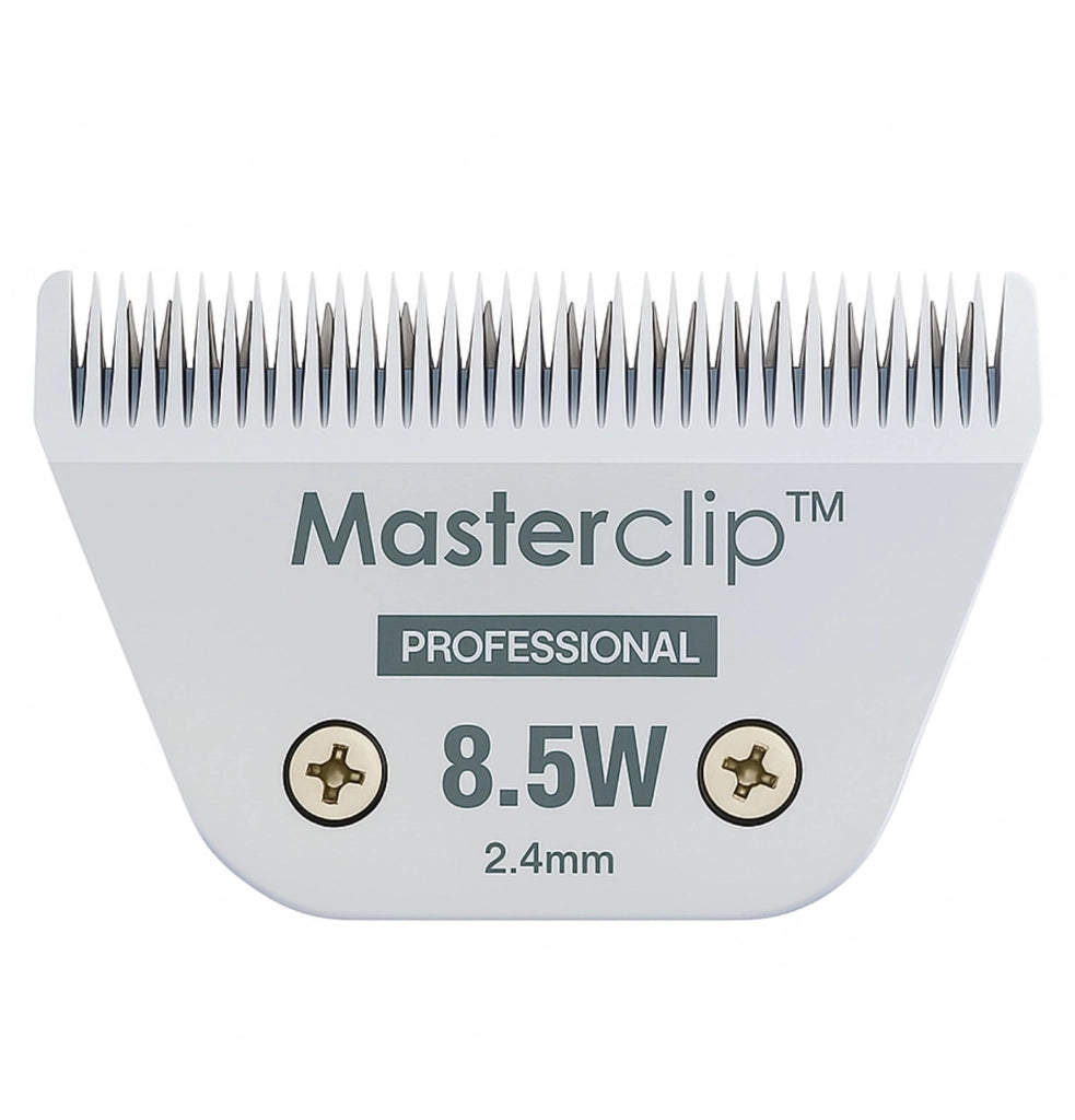 Forbice per cavalli, 8,5 W, 2,4 mm, media/fine, lama larga A5, 1 pezzo