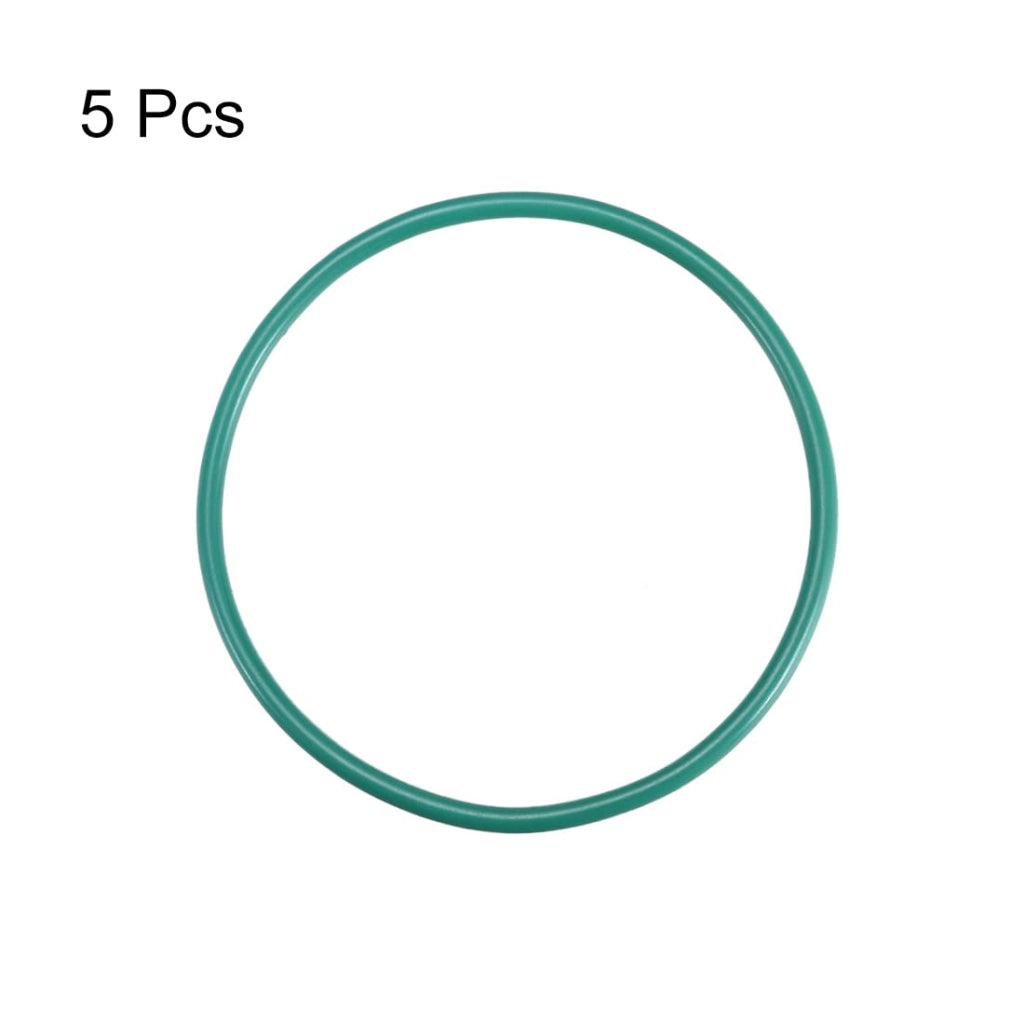 5 O-ring in gomma FKM, dimensioni 59x54,2x2,4 mm, colore verde