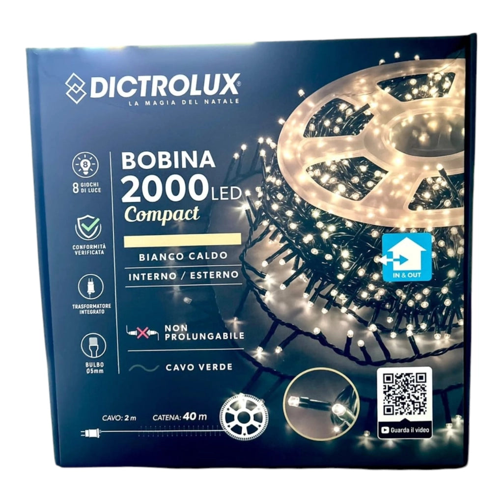 LUCI 2000 LED BIANCO CALDO PER ESTERNO