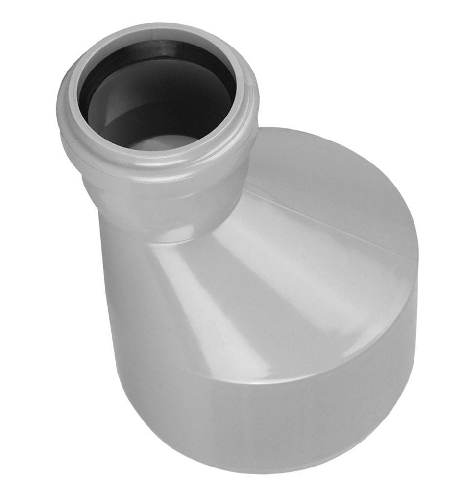 HT-Reduziermuffa 110/50, in plastica, grigia, da DN110 a DN50