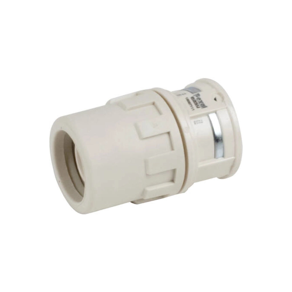 RACCORDO DIRITTO FEMMINA A PASSAGGIO TOTALE CONNESSIONE MEDIANTE BICCHIERATURA IN TECNOPOLIMERO SERI - 16X2 - 1/2  - VIL