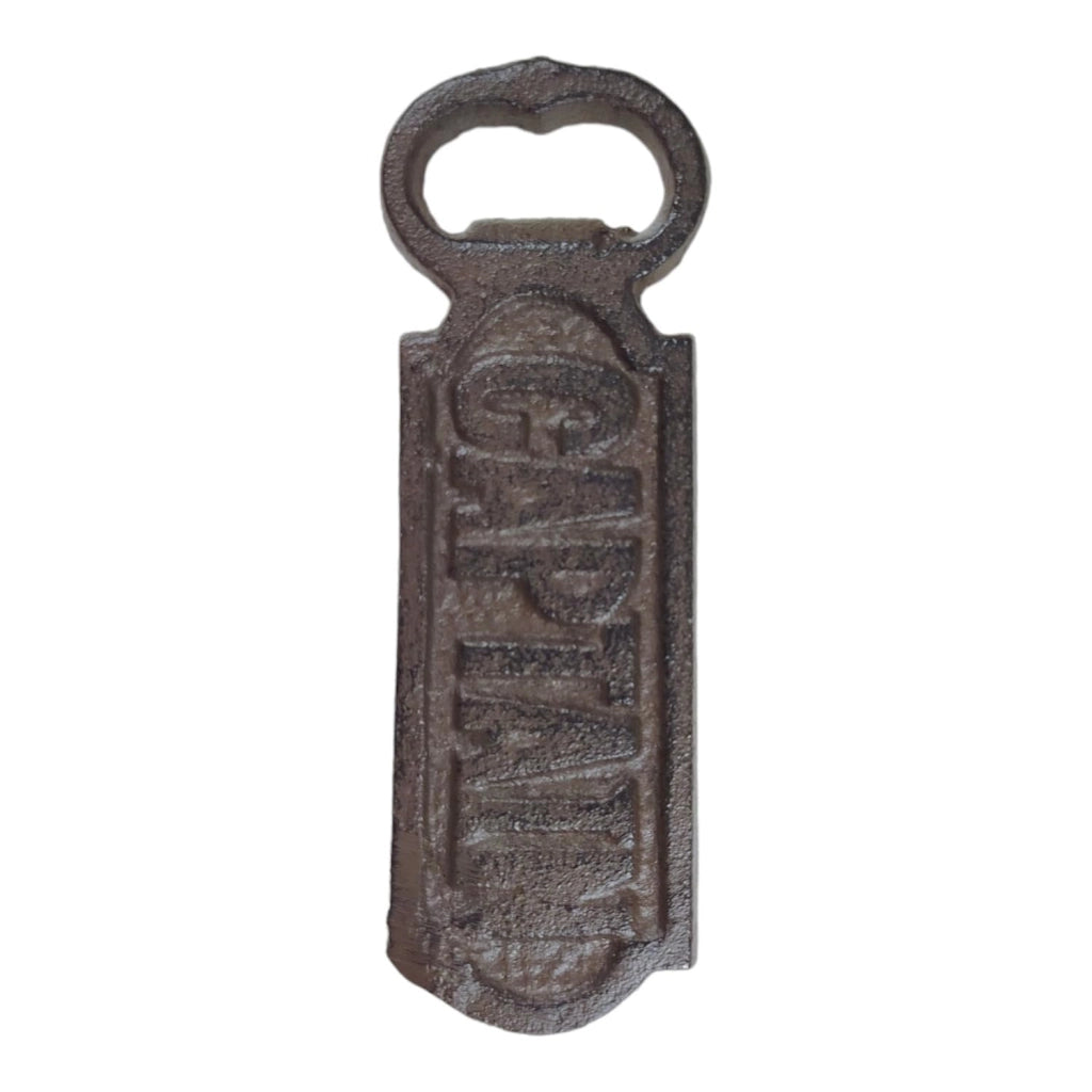Apertiscatena da bottiglia in ghisa, a tema nautico, 14 cm