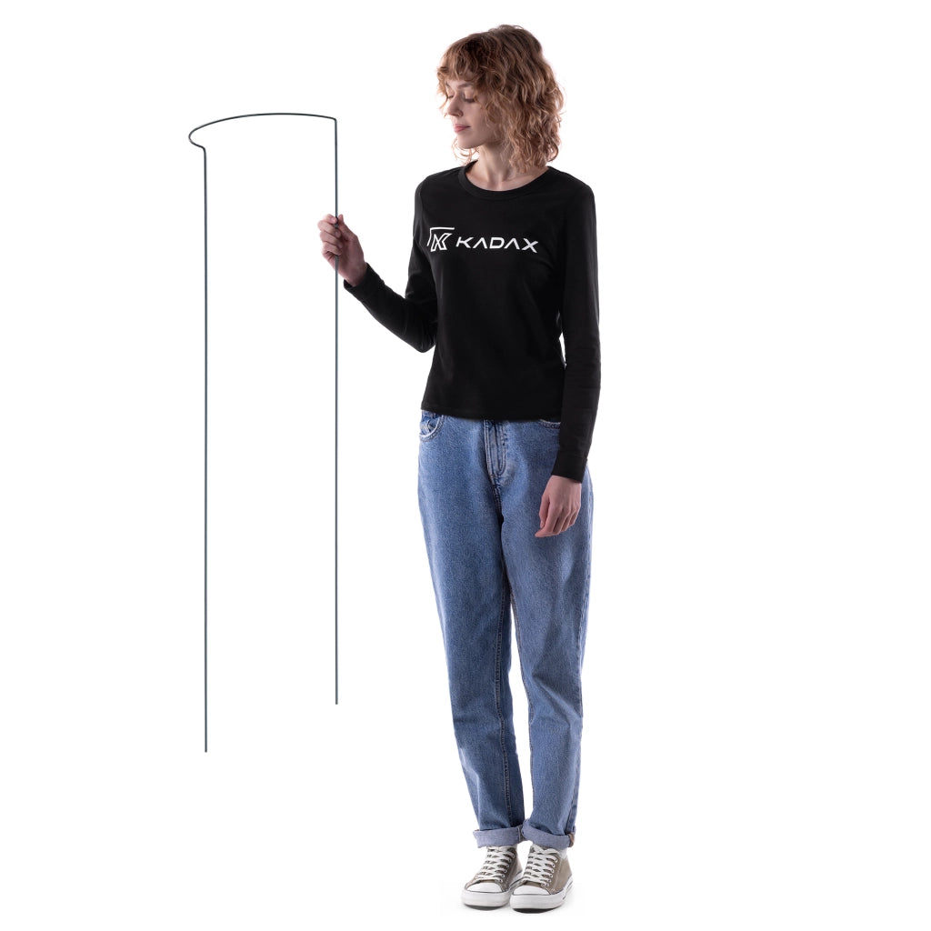 2 Supporti Semicircolari in Acciaio 115 cm