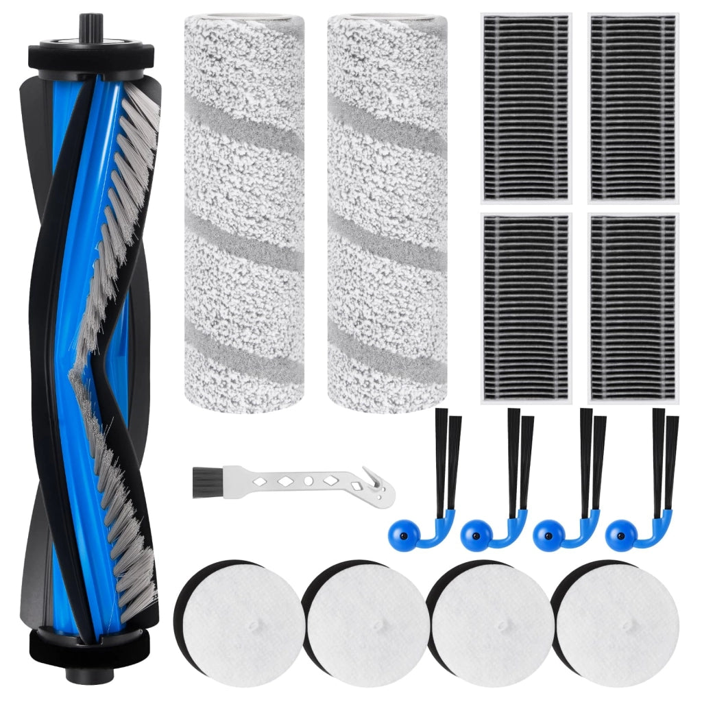 Kit di accessori per aspirapolvere robot Ecovacs Deebot X11 OmniCyclone, composto da 15 pezzi