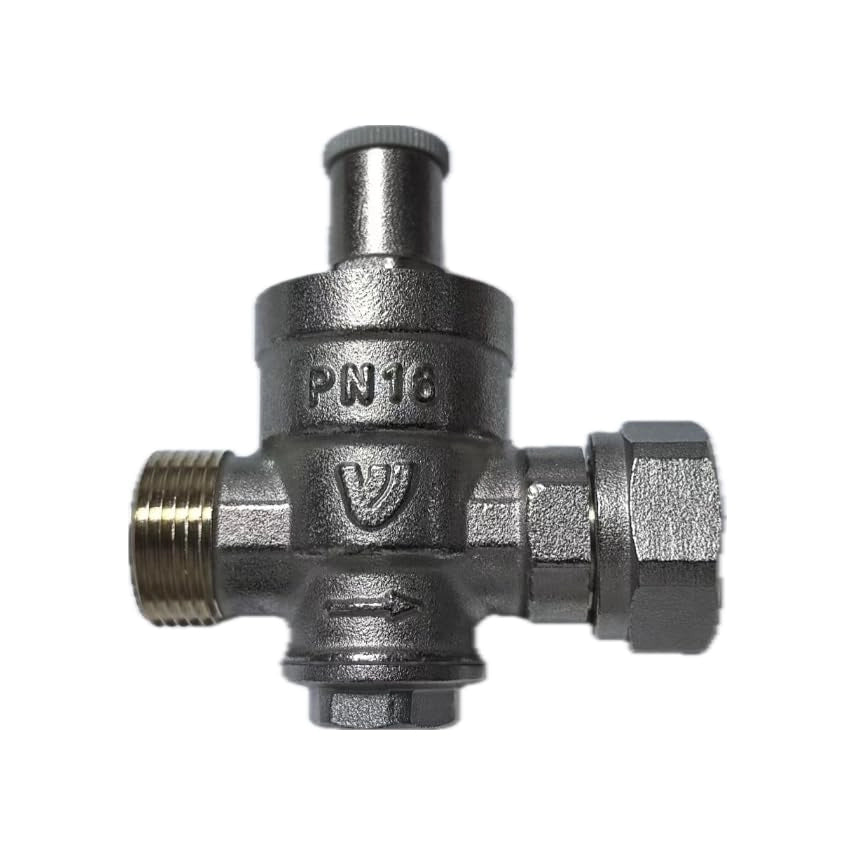 Regolatore di pressione 3/4", serie MF, da 1,5 a 6 bar, pressione nominale PN16, filtro in acciaio inossidabile, corpo in ottone