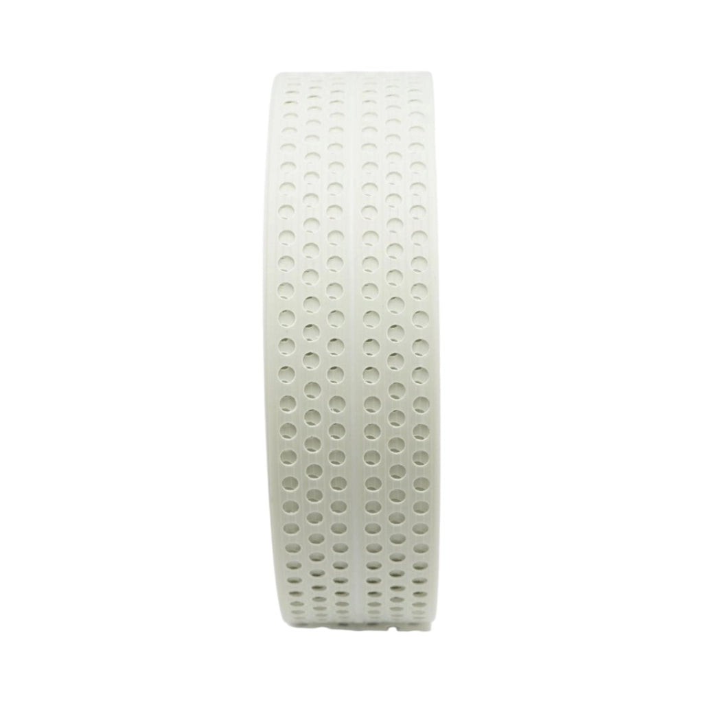 Nastro di protezione angolare autoadesivo HighPower in PVC forato per cartongesso 50 mm x 30 m