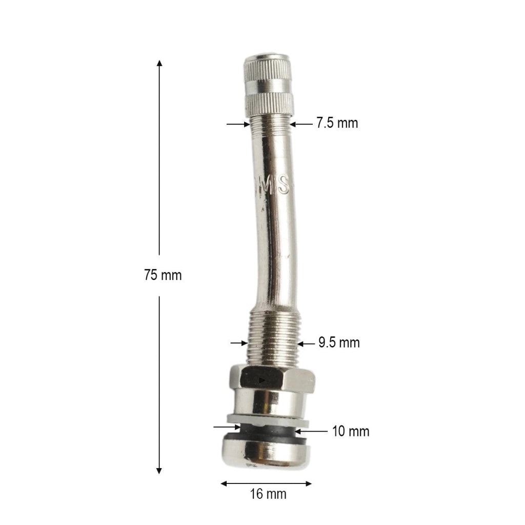 Valvola per ruota di autocarro da 75 mm con cerchio in lega MS70-7