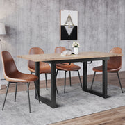 Tavolo da pranzo allungabile 140–180 cm effetto rovere