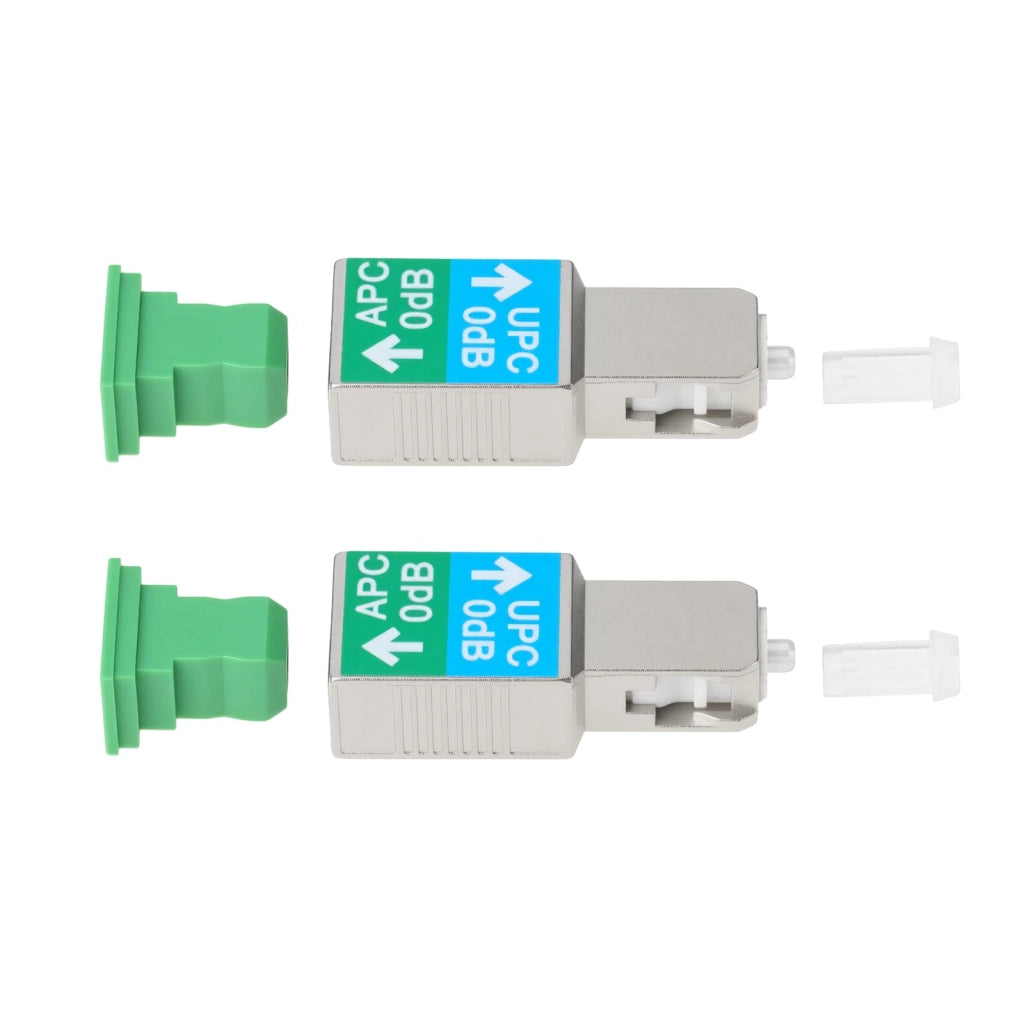 2 adattatori per cavi in fibra ottica, tipo SC-UPC a SC-APC, con connettori in Vetroceramica, per lunghezze d'onda comprese tra 1200 e 1600 nm