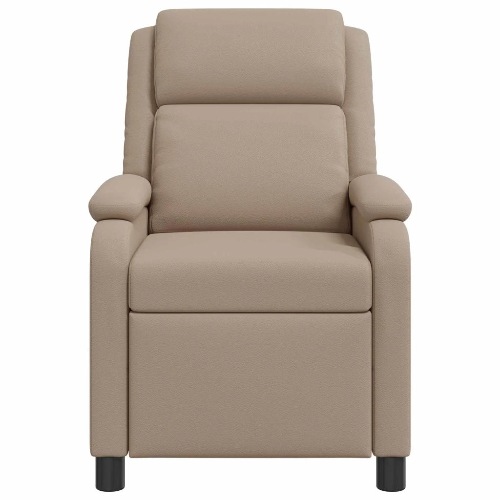 Poltrona reclinabile Cappuccino Similpelle 42034847