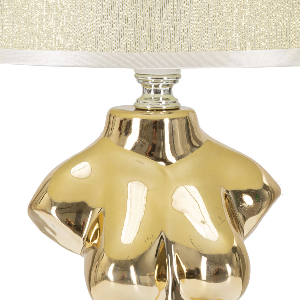 Bafapa, Lampada da Tavolo Necessaria 1 Lampadina, Beige