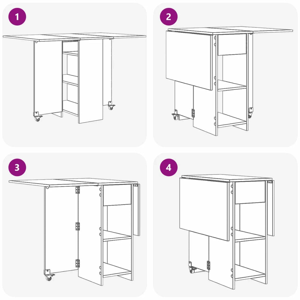 Tavolo da Pranzo | Tavolo da cucina 115 x 70 x 75 cm Legno ingegnerizzato