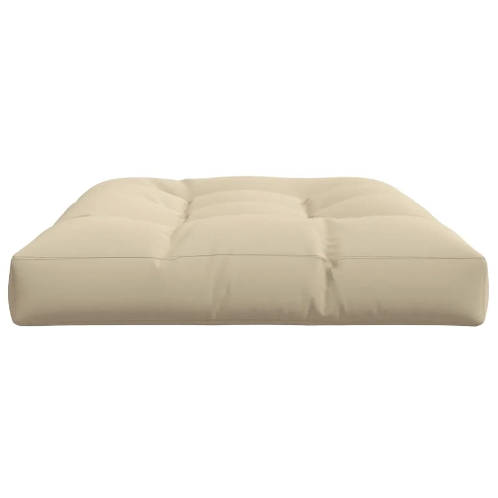 Cuscino per Pallet Beige 120x80x12 cm in Tessuto 360516