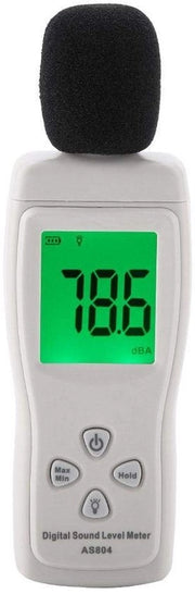 Misuratore del livello del rumore digitale - Decibelmeter portatile - Monitor di test del rumore - Decibelmeter audiometrico 30-130dBA - Volume del rumore - Apparecchio di misurazione del rumore