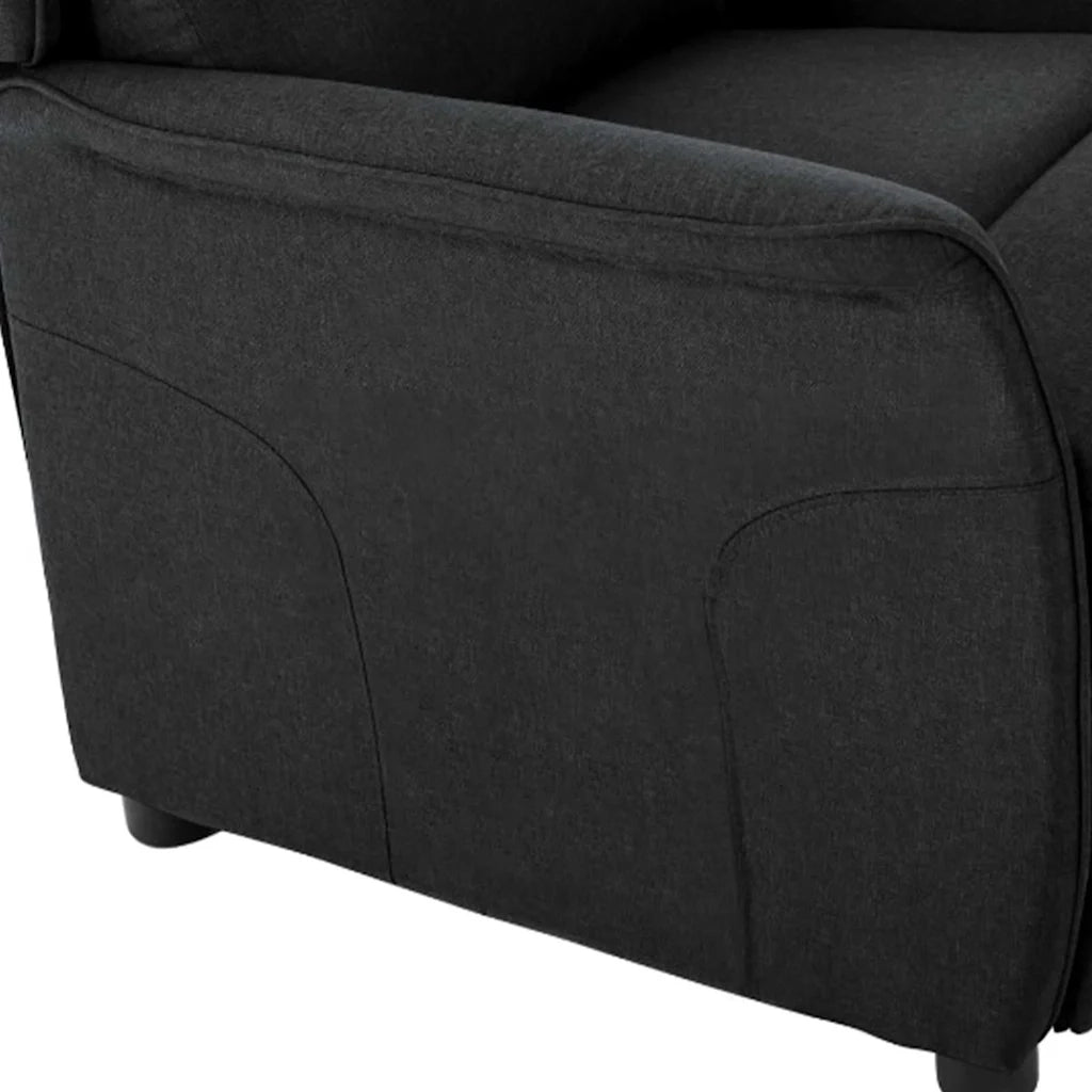 Poltrona reclinabile Nero 66.5 x 94 x 101.5 cm Poliestere 340154