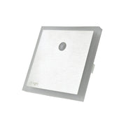 Faretto scale incasso EVO con PIR LED 0,6W 3000K argento