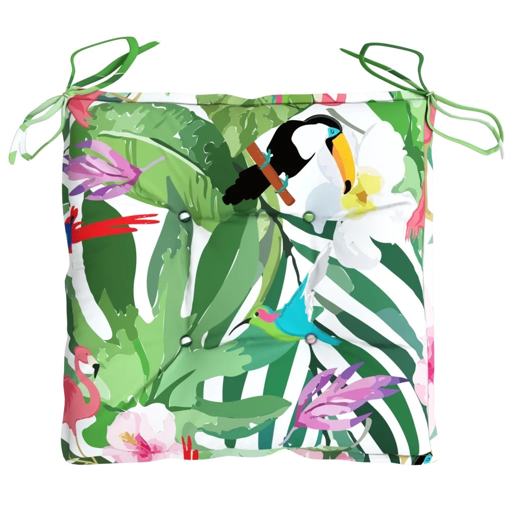 Cuscini per Sedia 4 pz Multicolore 40x40x7 cm Tessuto 361493