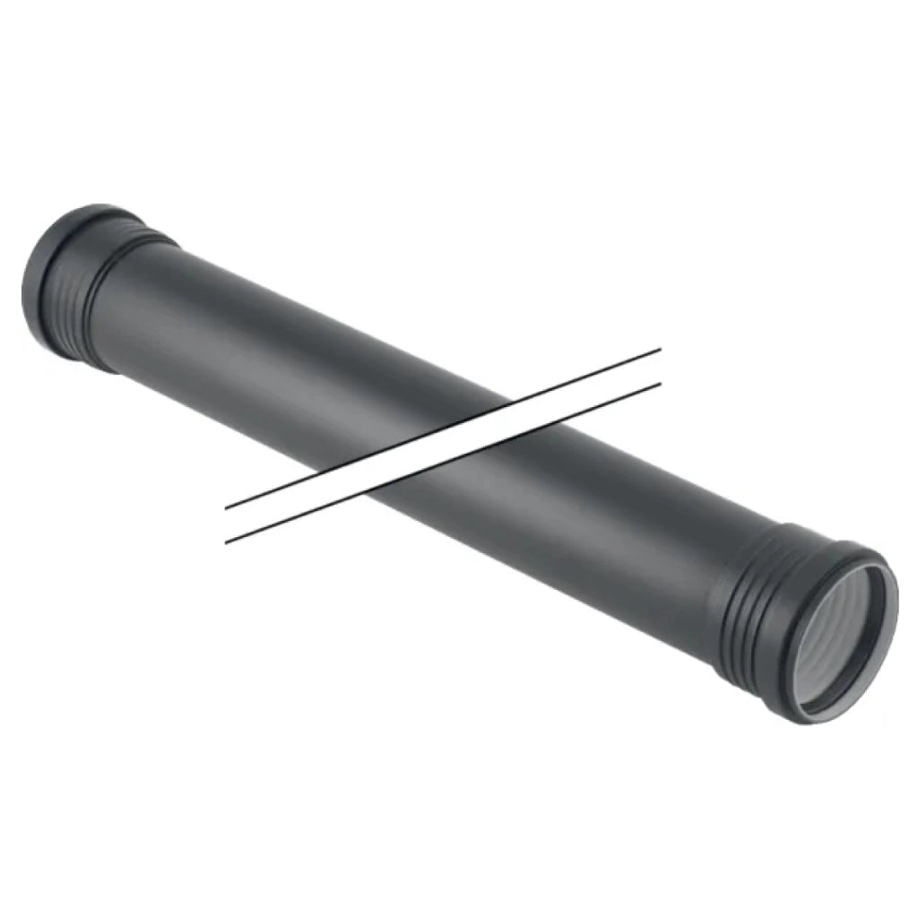 TUBO 2 BICCHIERI AD INNESTO IN PP CON GUARNIZIONE SERIE SILENT - ø40 MT 2  - GBR