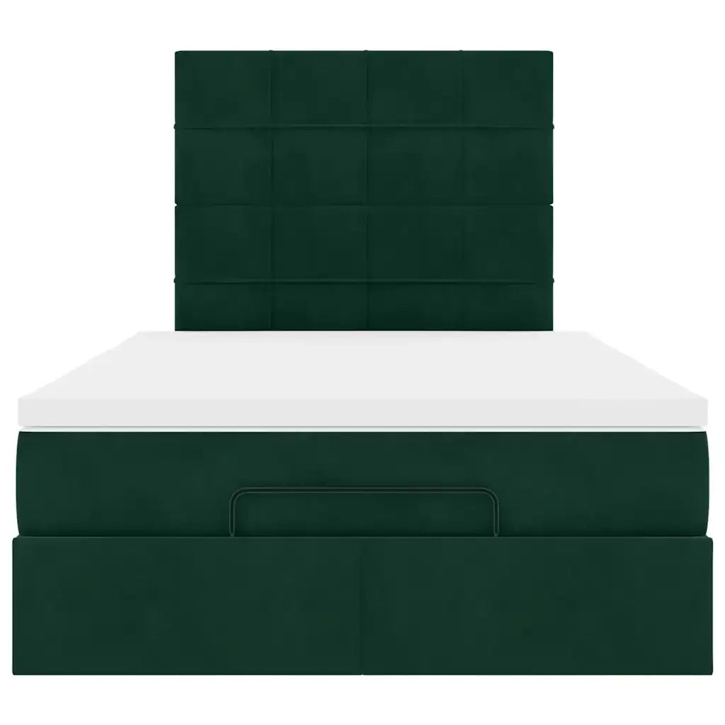 Struttura Letto Pouf con Materassi 120x190 cm Velluto 3313460