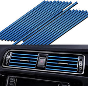 Decorative strips per scarico auto - 30 pezzi di PVC per decorare l'abitacolo