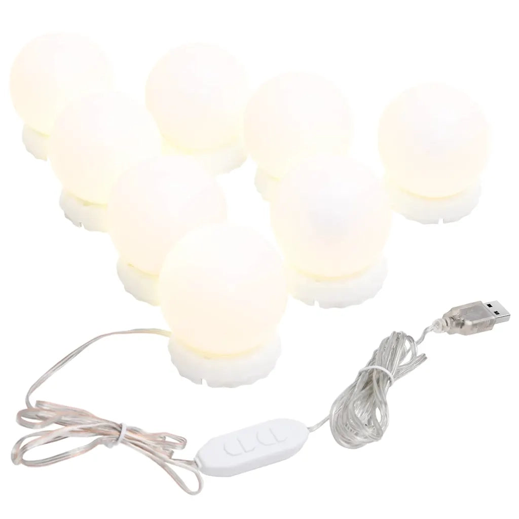 Specchio con Luci LED 60x40 cm Forma ad Arco in Vetro 3102976