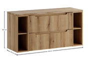 Set mobili bagno 120 cm con piano Nova Coast Evoke 120 cm
