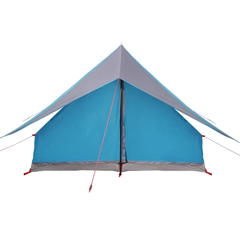 Tenda Familiare con tetto Blu e Grigio 256 x 256 x 185 cm 4100677