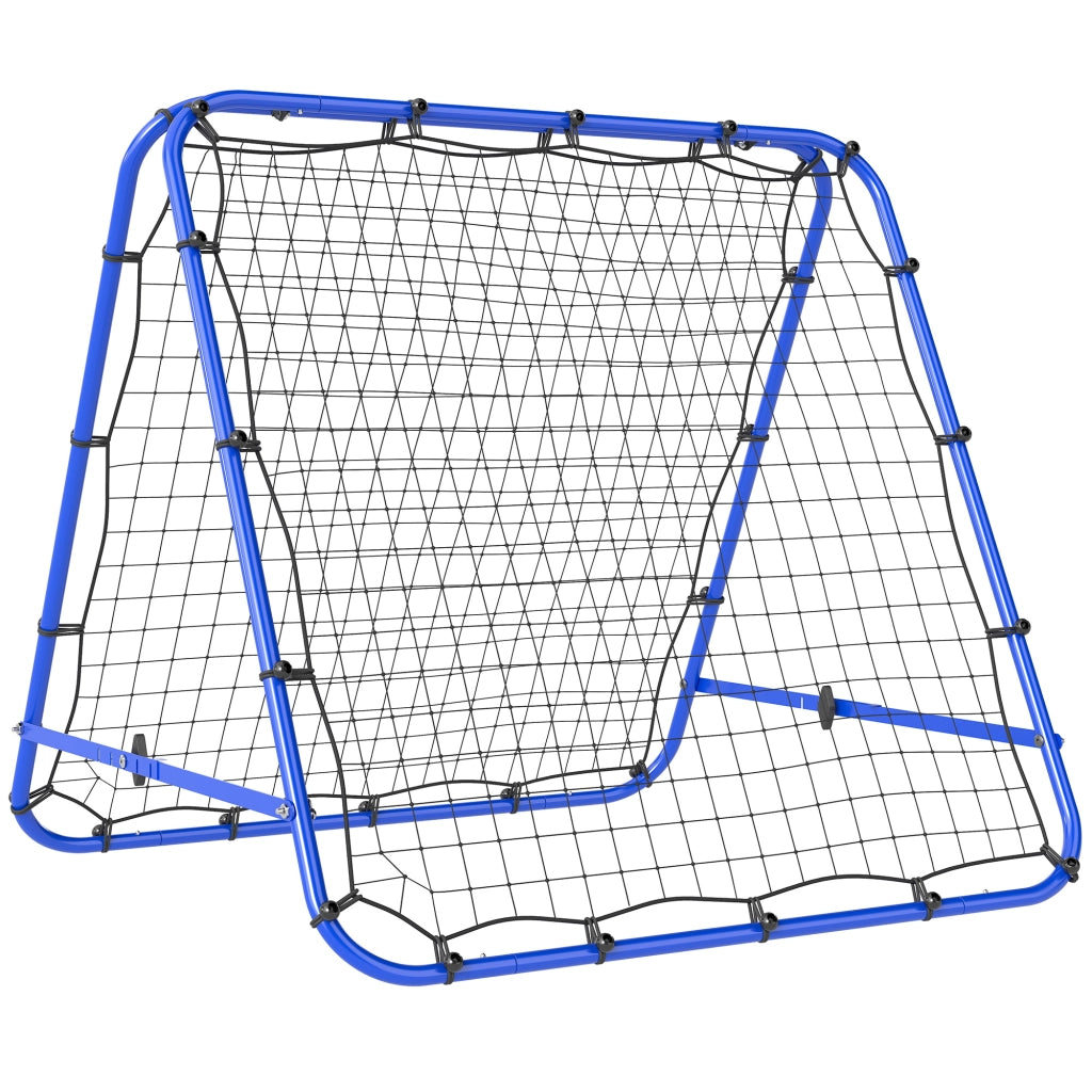 Rete da Calcio Pieghevole ¨C Minimal ¨C Blu 100x95x90 cm