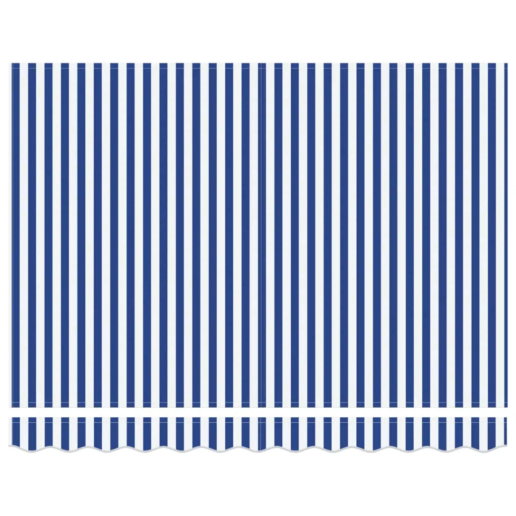 Cornice per Tenda Manuale con LED Blu e Bianco 3,5 x 2,5 m 3420591