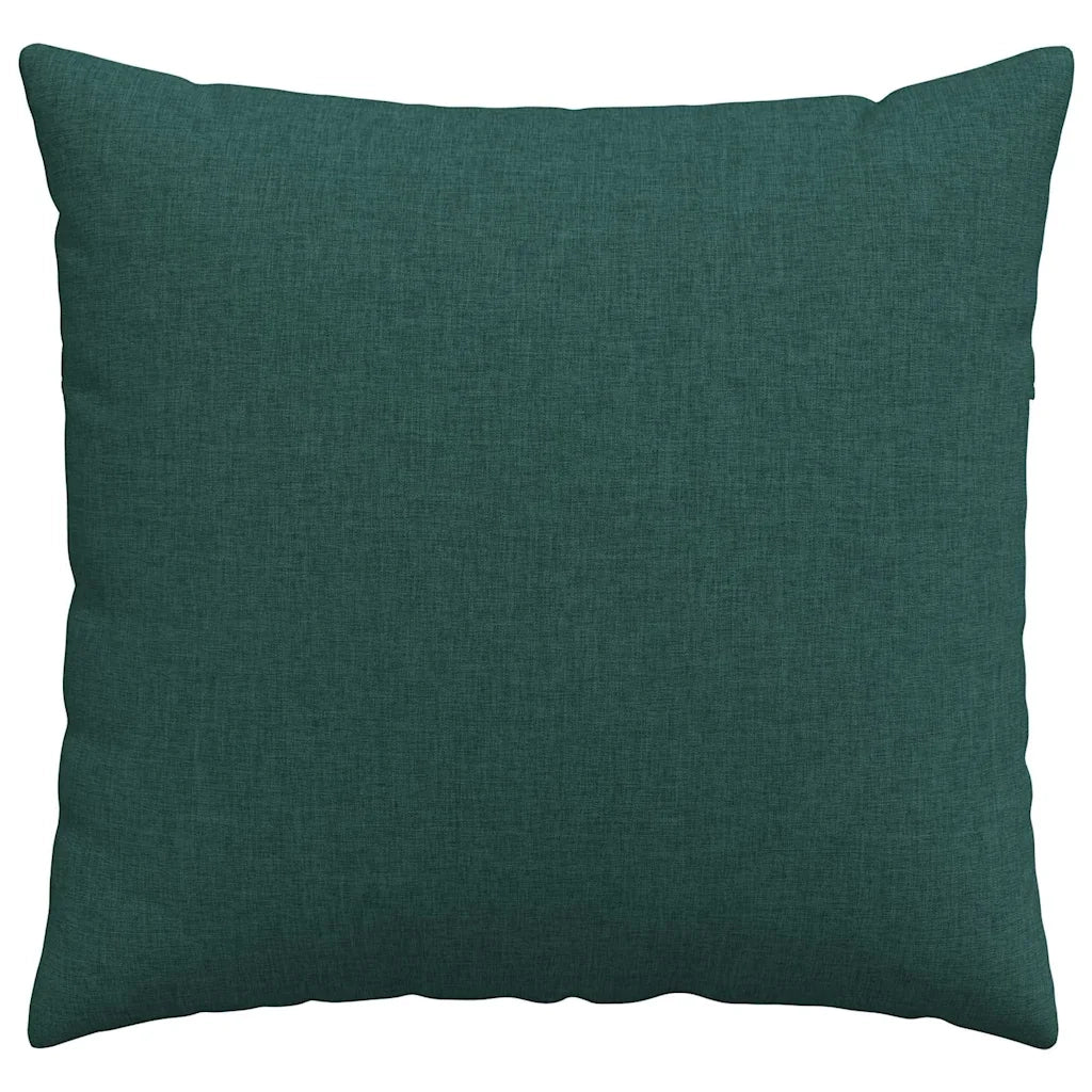 Cuscini da Divano 2 pcs Verde Scuro 50 x 50 cm Tessuto 42013959