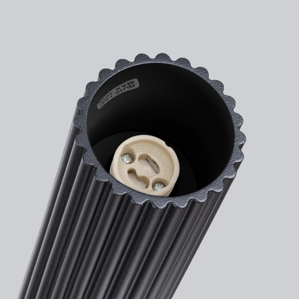 Lampada da soffitto KARBON 40 nero