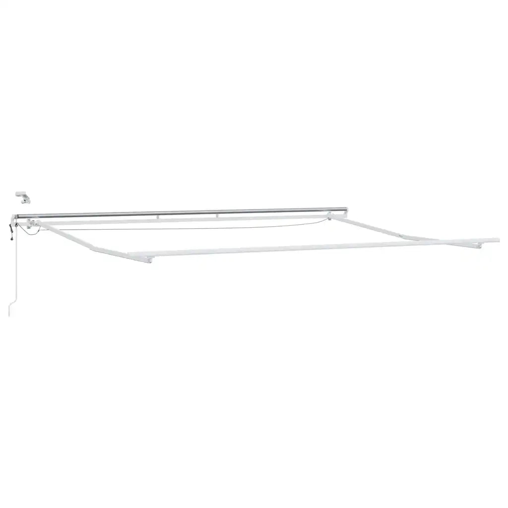 Tenda Retrattile Rosso e Bianco 500 × 300 cm 3331264