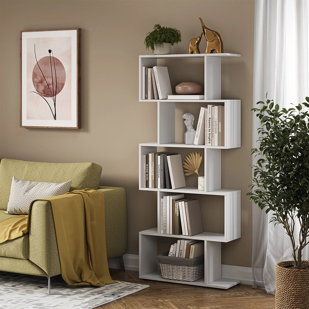 Vicco Divisorio per ambienti Bianco 70 x 164.1 cm 5 scomparti