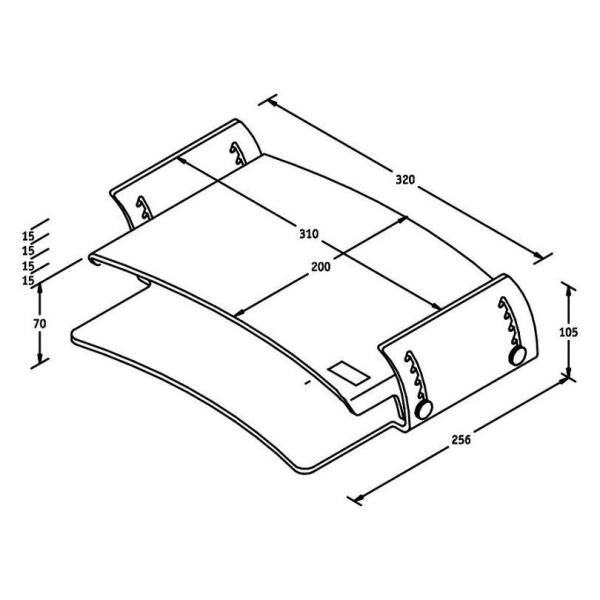 Neomounts nsmonitor40 supporto per monitor/laptop - regolazione altezza - universale
